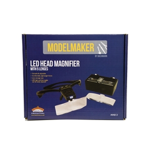 LED Head Magnifier with 5 Lenses
