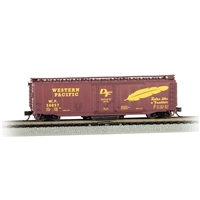 50' Plug-Door Track Cleaning Box Car - Western Pacific