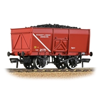 16T Steel Slope-Sided Mineral Wagon 'WD Barnett & Co.' Red [WL]