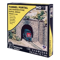 HO Random Stone Single Tunnel Portal