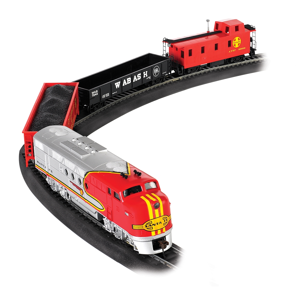 Bachmann Trains Train Powered Vehicle Speeder Motive Powered Vehicle Santa Fe Large Scale 