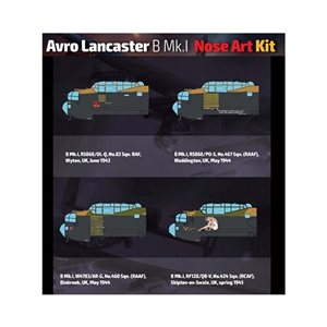 British Royal Air Force Lancaster B Mk I Bomber Aircraft Nose Art Kit