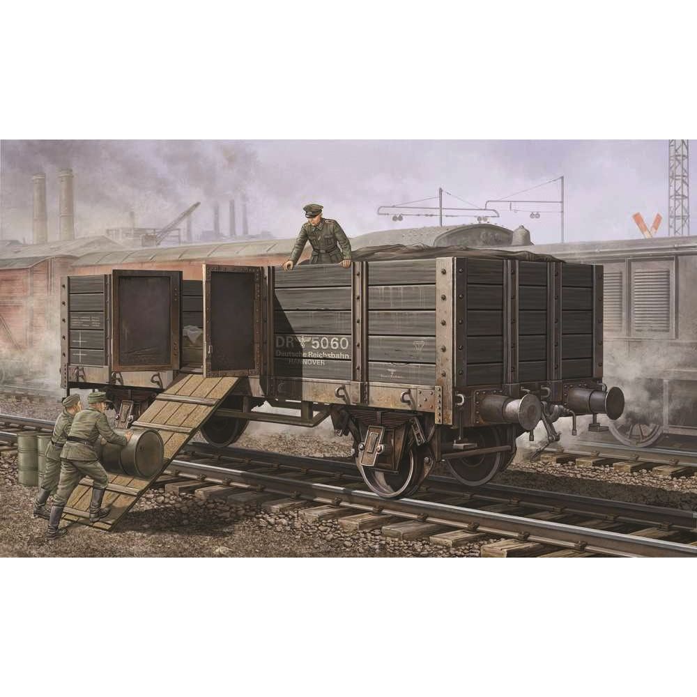 German Railway Gondola Car (High Sides)