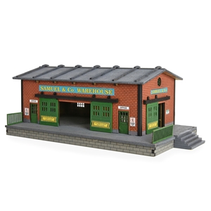 HO/OO Scale Warehouse w/Motorized Working Doors