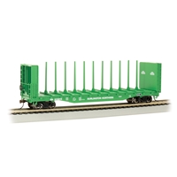 52' Centre-Beam Flatcar with Bulkheads - Burlington Northern #615816