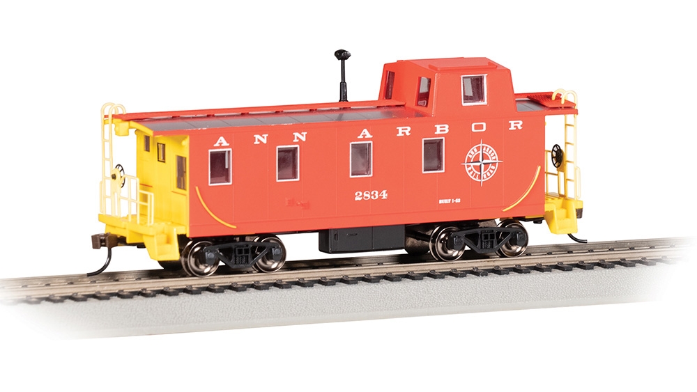 Off-Set Cupola Caboose - Ann Arbor #2834