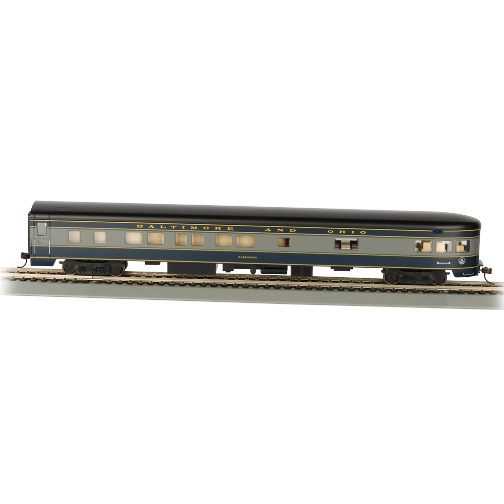 85' Smooth-Side Observation Car - B&O