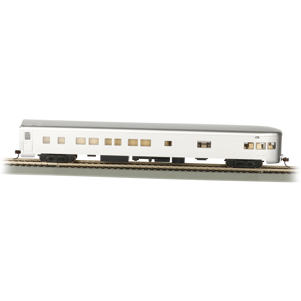 85' Smooth-Side Observation Car - Painted, Unlettered Aluminium