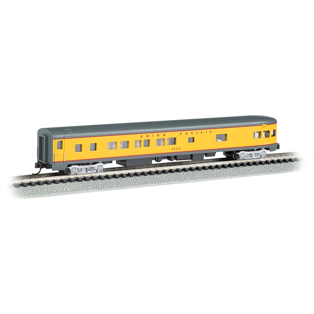 HO Scale Bachmann Industries PRR Smooth-Side Observation Car with Lighted Interior 85 