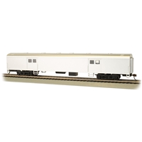 72' Smooth-Side Baggage Car - Painted, Unlettered - Aluminium