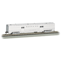 85' Streamline Fluted 2-Door Baggage Car - Santa Fe