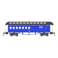 Old Time Coach Clerestory Roof - Combine - B&O Royal Blue