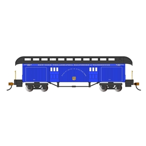 Old Time Coach Clerestory Roof - Baggage - B&O Royal Blue