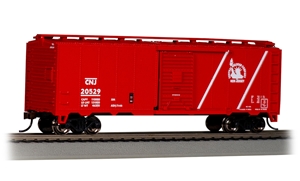 40' Box Car Jersey Cntrl #20529 - Coast Guard Red