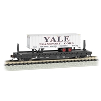 52'6' Flat Car - Atlantic Coast Line with Yale Trailer