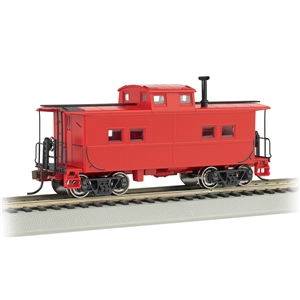 Northeast Steel Caboose - Painted, Unlettered - Caboose - Red