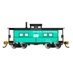 Northeast Steel Caboose - Penn Central-Jade Grn With Blk Roof