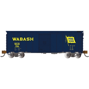 AAR 40' Steel Box Car - Wabash (Blue)