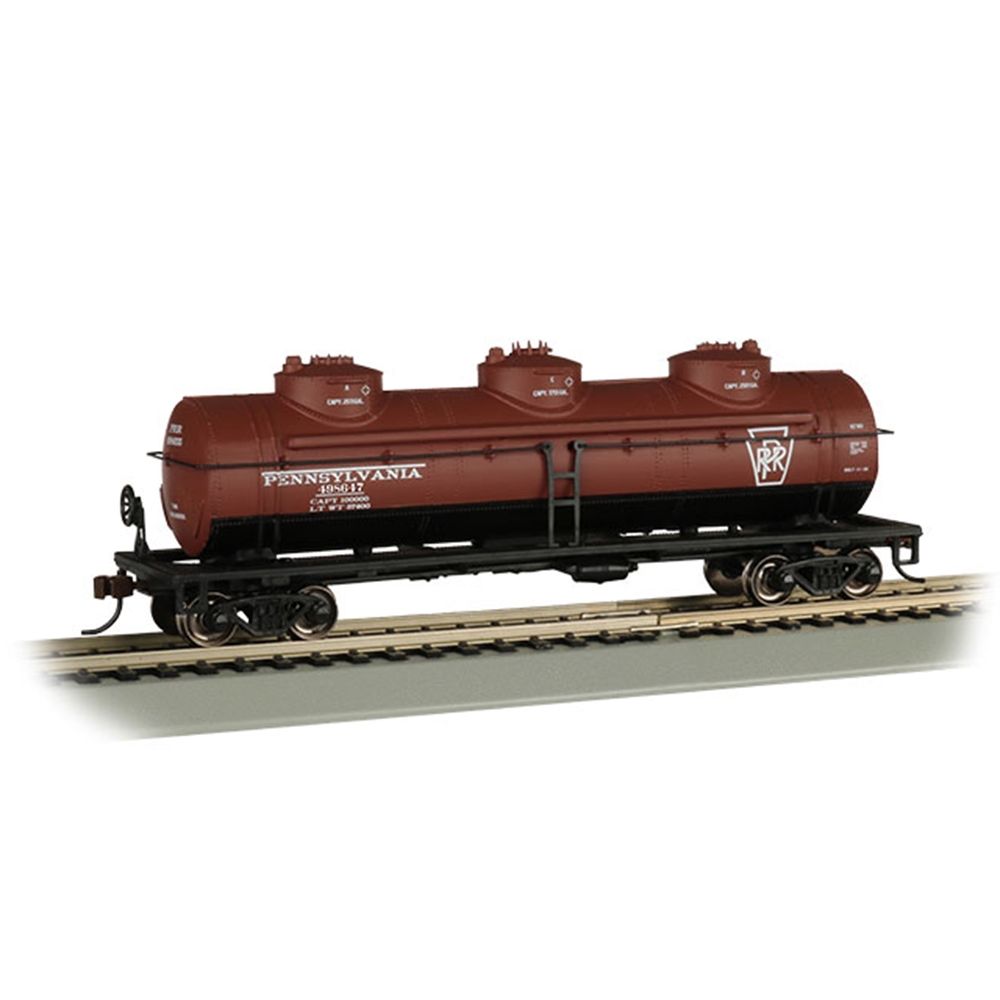 40' Three-Dome Tank Car - Prr #498647