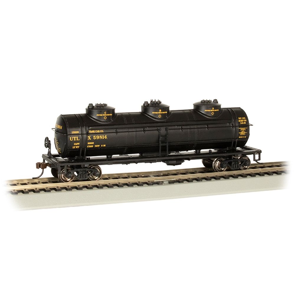 40' Three-Dome Tank Car - Utlx #59814
