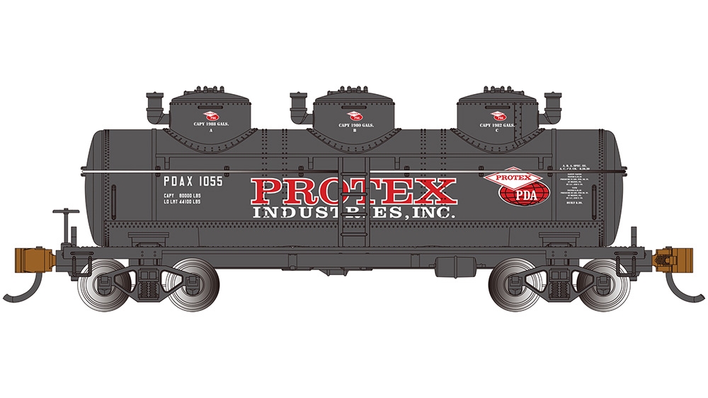 3-Dome Tank Car - Protex Industries #1055