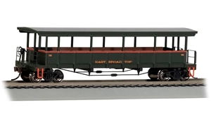 17401 Open-Sided Excursion Car - W/O Seats- East Broad Top #168