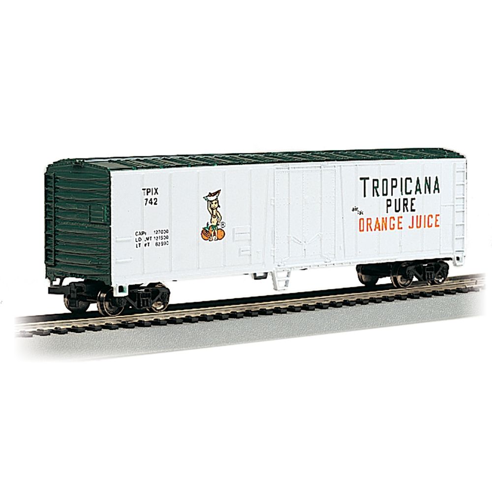 50' Steel Reefer - Tropicana - White & Green