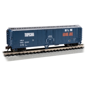 ACF 50' Steel Reefer - Tropicana #13063 - Blue & Silver