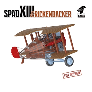 US Air Force SPAD XIII Fighter Aircraft & Rickenbacker Figure