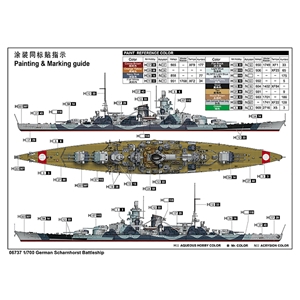 German Navy Scharnhorst Battleship