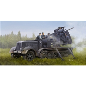 German Army  5cm FlaK41 auf Selbsfahrlafette SdKfz 7/2 Guns