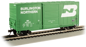 18203 Hi-Cube Box Car with Sliding Door - Burlington Northern (Green)
