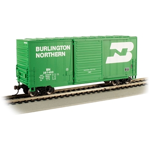Hi-Cube Box Car with Sliding Door - Burlington Northern (Green)