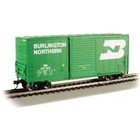 Hi-Cube Box Car with Sliding Door - Burlington Northern (Green)