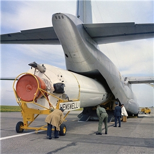 US Air Force C-133A w/ PGM-17 Thor IRBM Military Transport Aircraft