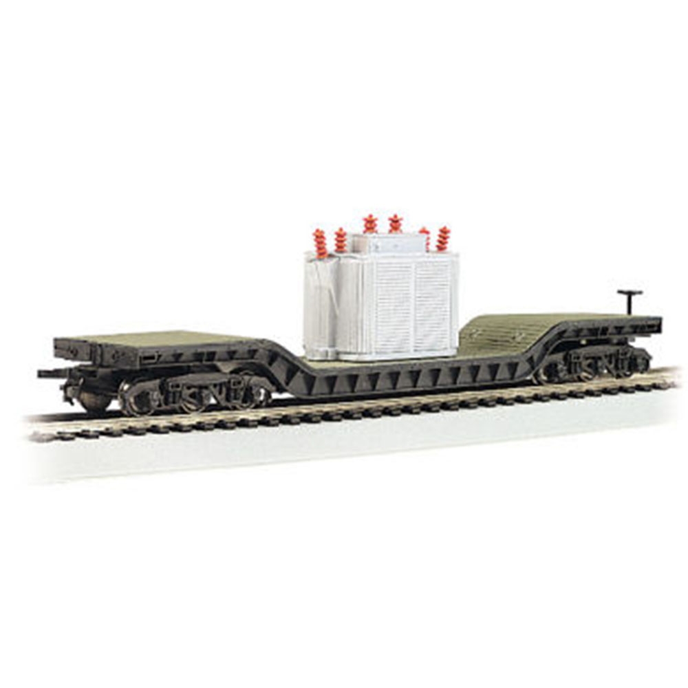52' Centre-Depressed Flat Car - with Transformer