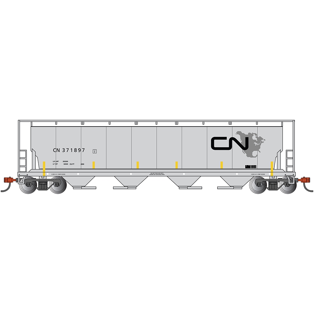Canadian 4-Bay CGH - Canadian National - North American Logo