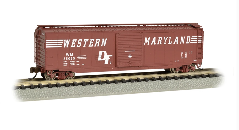 50' Sliding Door Box Car - Western Maryland