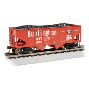 55 Ton 2-Bay USRA Outside Braced Hopper - Burlington #189301