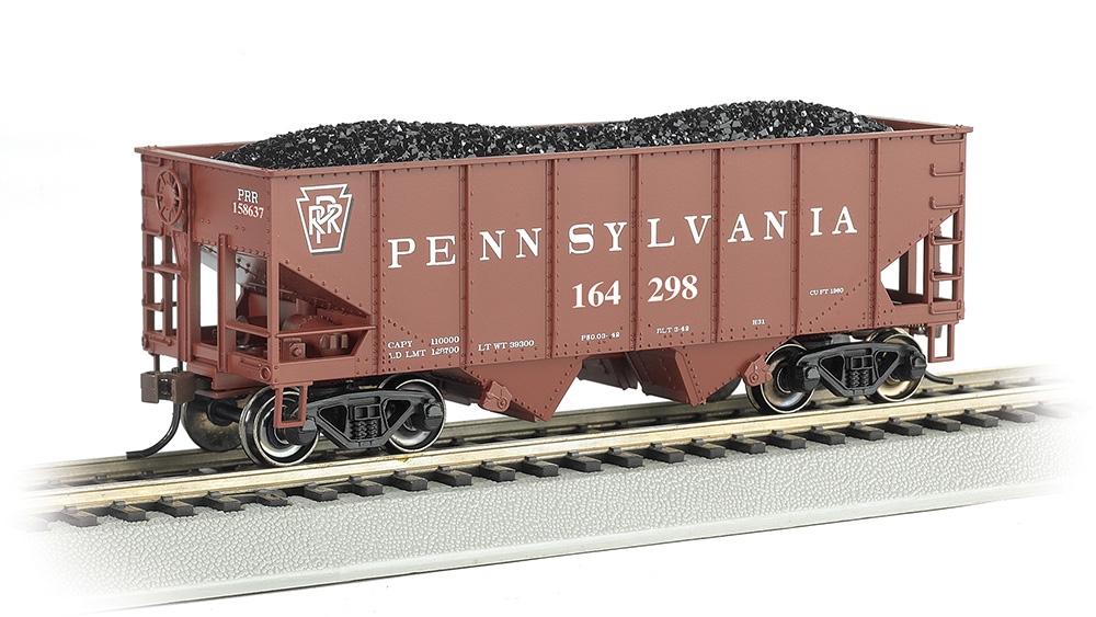 55 Ton 2-Bay Usra Outside Braced Hopper - Prr #164298