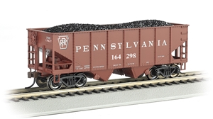 19519 55 Ton 2-Bay Usra Outside Braced Hopper - Prr #164298