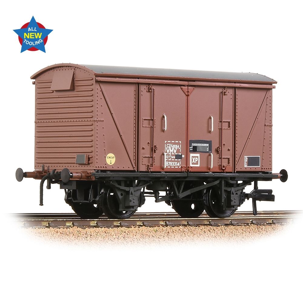 BR 12T 'Vanwide' Ventilated Van BR Bauxite (TOPS) [W]