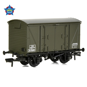 BR 12T 'Vanwide' Ventilated Van BR Departmental Olive Green