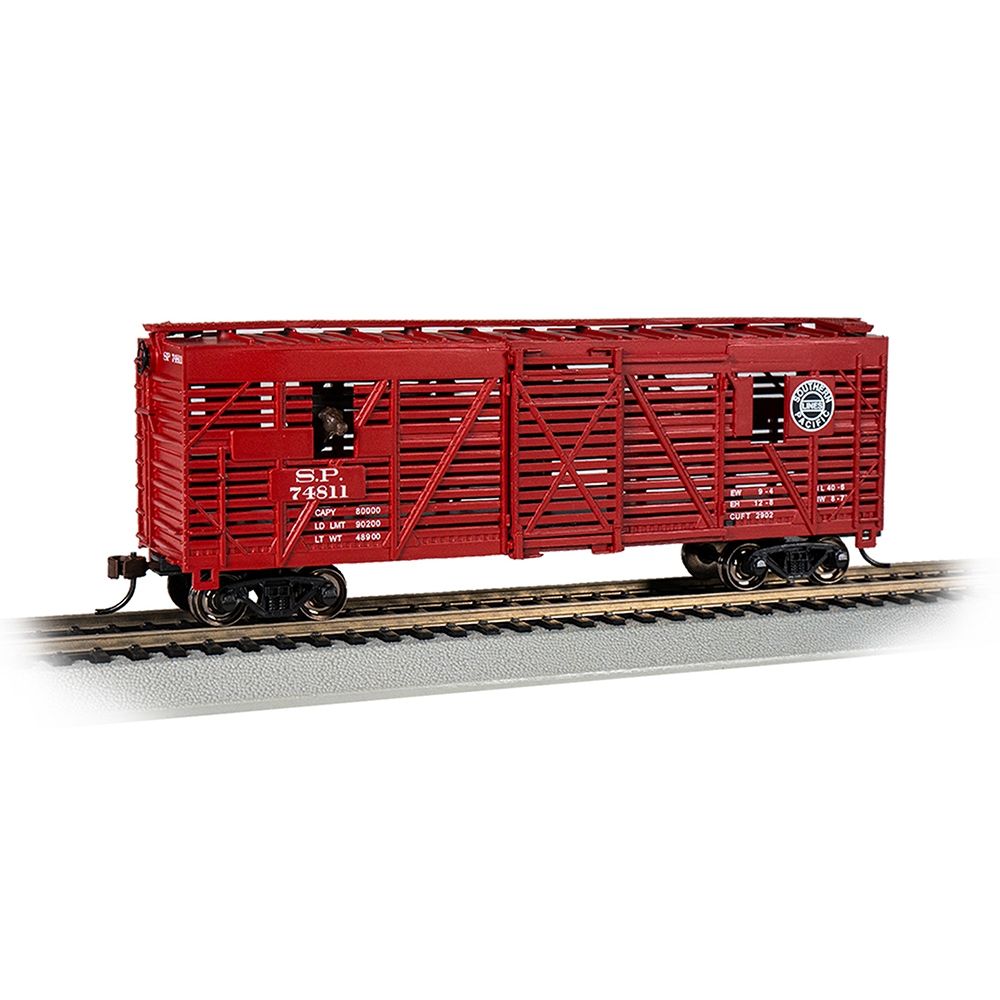 40' Stock Car - Southern Pacific #74811 With Cattle