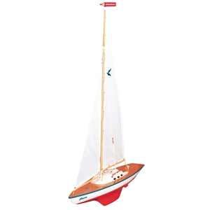 Albatros Wooden Sailing Boat with Adjustable Mainsail