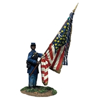 Sgt William Carney, Flagbearer, 54th Massachusetts Inf, ACW
