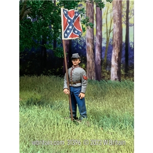Confederate Artillery Guidon - Single figure in box