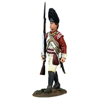 43rd Regiment of Foot Grenadier NCO Marching, 1780