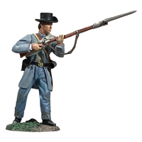 Confederate in Frock Coat Advancing