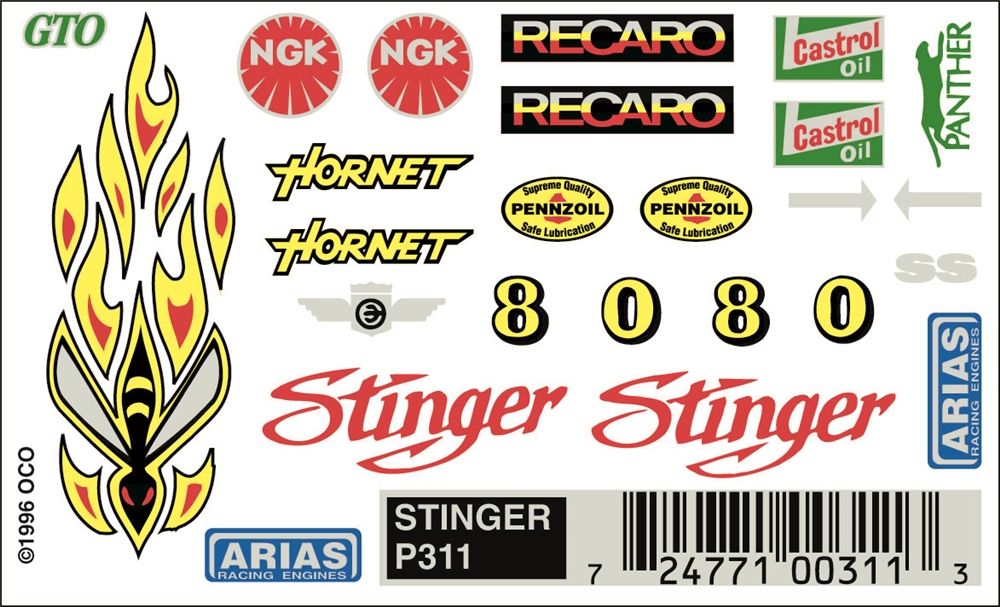 Stinger Dry Transfer